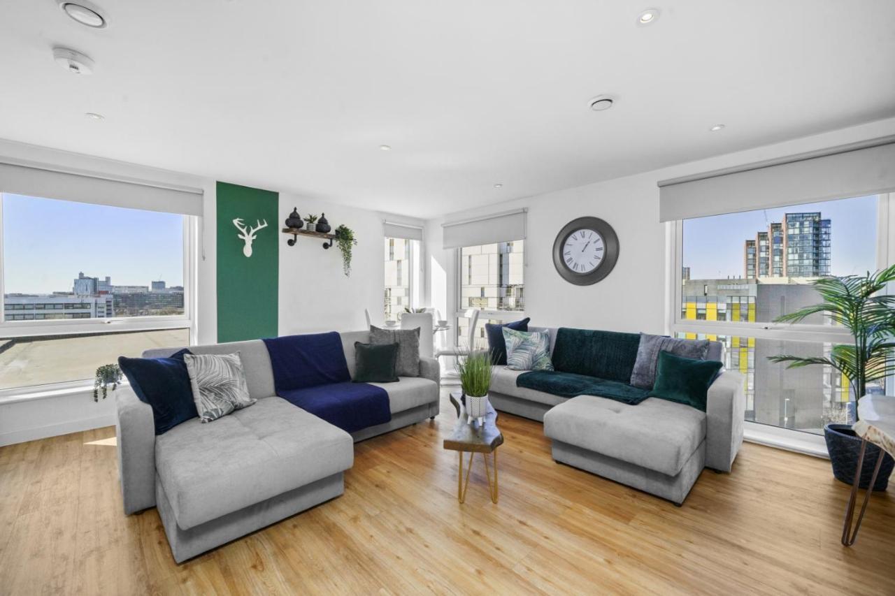 Stunning City Centre Penthouse - Sleeps 10 - Parking Manchester Exterior foto