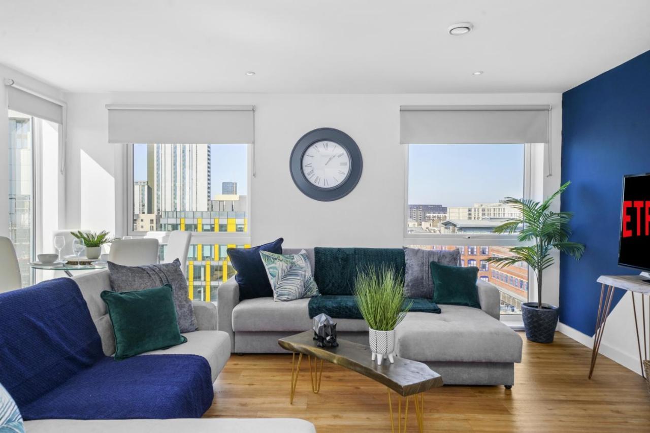 Stunning City Centre Penthouse - Sleeps 10 - Parking Manchester Exterior foto